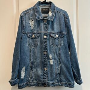 Distressed Denim Jacket